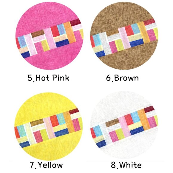 Set of 6pcs Korean Traditional Table Placemats | Ramie Fabric | Quilt | Hanbok - Picture 12 of 14